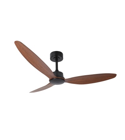 VENTILADOR TRENTO NEGRO NOGAL 1320Ø